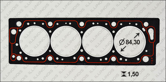 JUNTA CITROEN - PEUGEOT TAPA CILINDROS 1.50 305 405 ZX 1.6 1.8 8V XU5 XU7 ILLINOIS