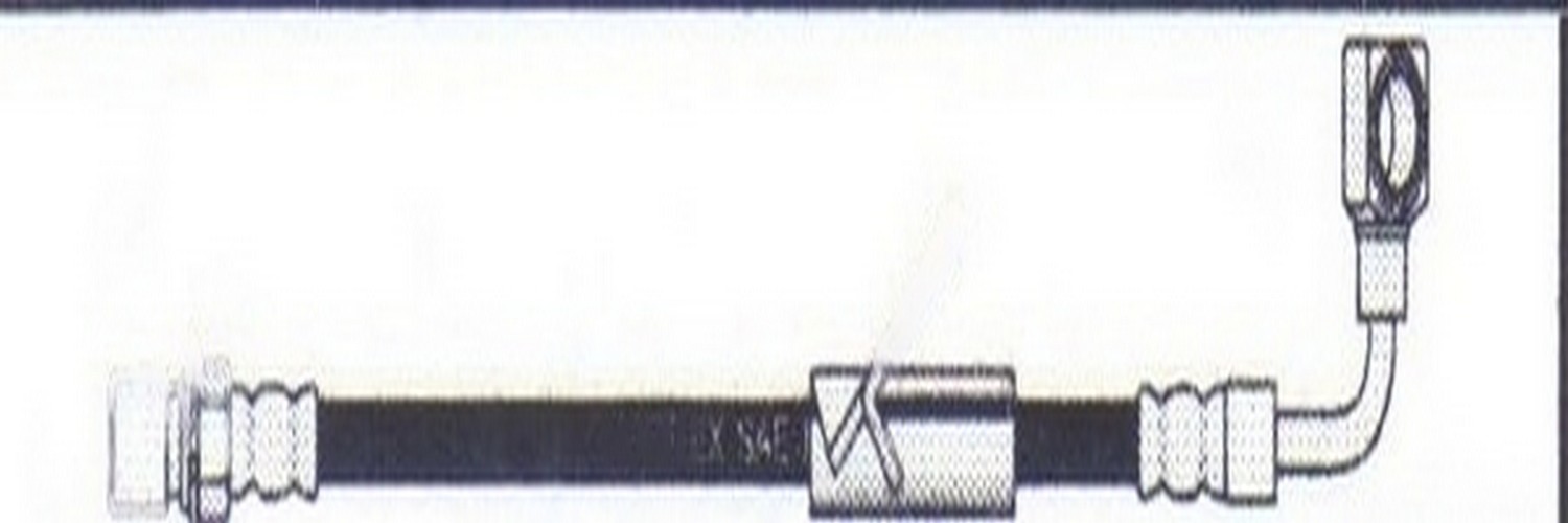 Manguera de freno flexible delantera derecha