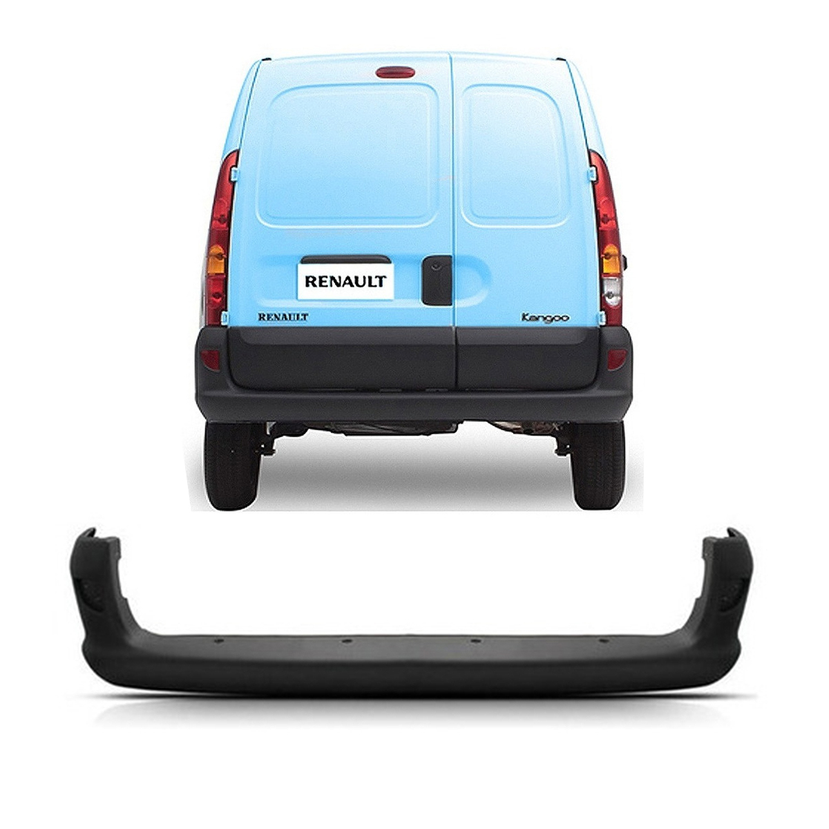 Paragolpes trasero