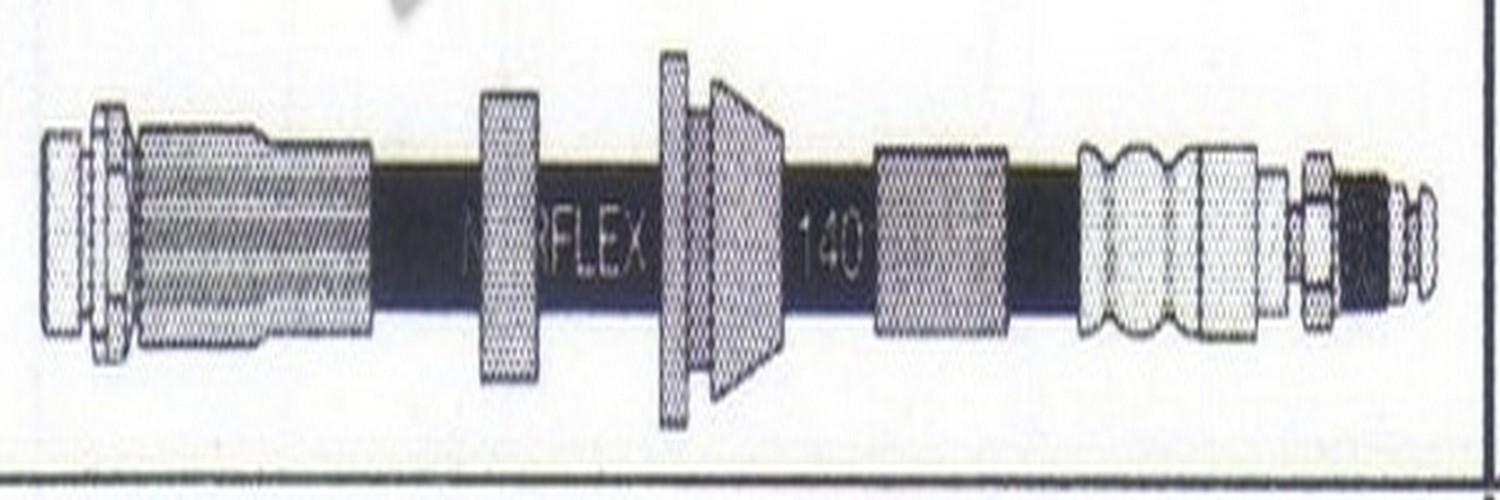 Flexible de freno delantero