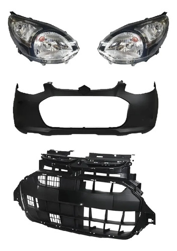 Paragolpe Delantero Con Optica Careta Suzuki Alto 800 13-16