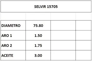 AROS  75.8mm RENAULT R19 1.4  STD CTI