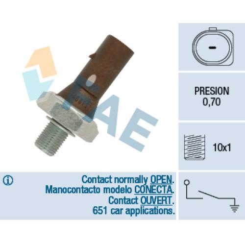 BULBO ACEITE VW SURAN 1.9 SD MARRON FAE 038919081D-H-K