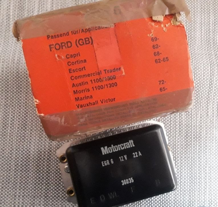 Regulador De Voltaje Ford Escort Mk1 Capri Mk1 Motorcraft