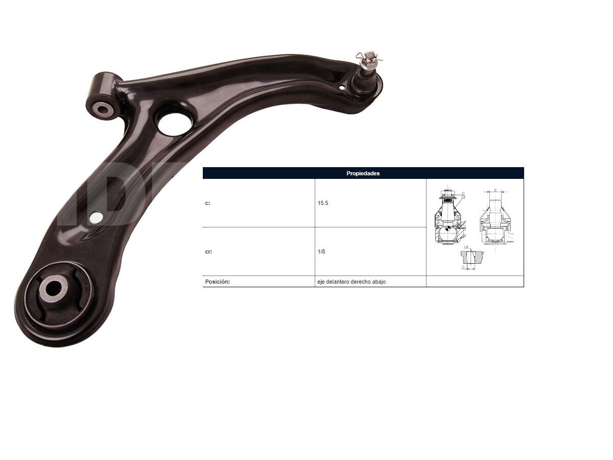 Parilla De Suspension Delantera Honda Fit 14-25 Der