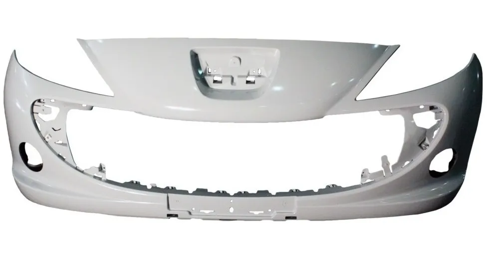 Paragolpe delantero Peugeot 207 Compact con agujeros para faros antiniebla