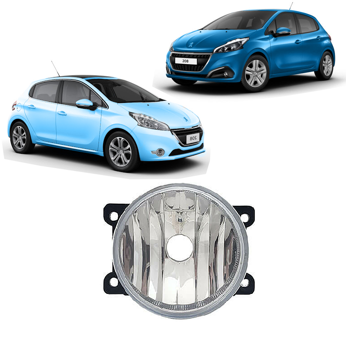 Faro auxiliar caminero Peugeot 208