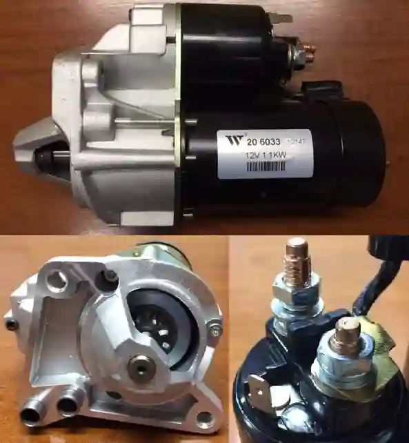 Motor de arranque de 9 dientes