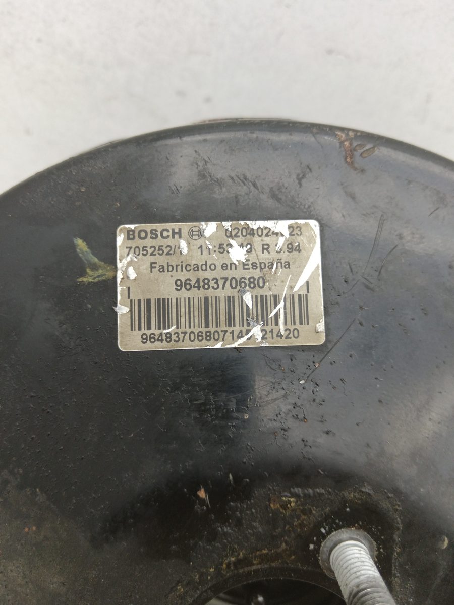 Servofreno Peugeot Partner (S2) 2002-2008 Combiespace 1.9L 51kW 9648370680