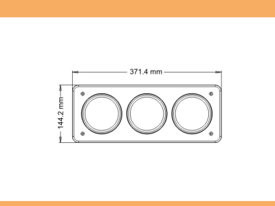 FAROL BAIML 1810 MT3 PLANCHA C/3 FAROL MT3