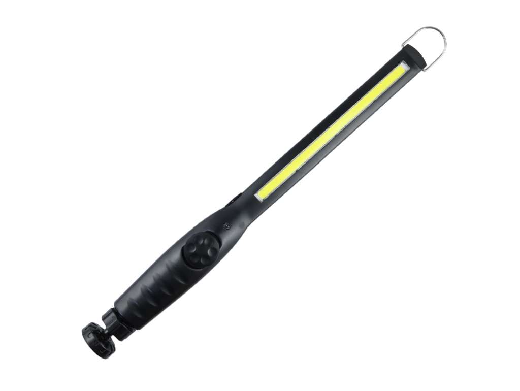 Lámpara portátil universal LED recargable con imán, color negro