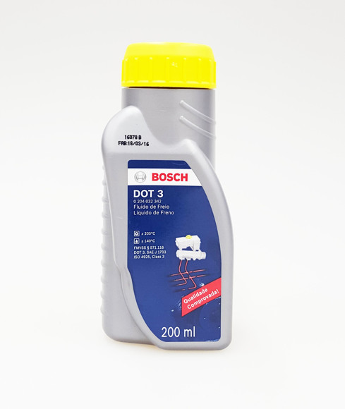 LIQUIDO DE FRENO BOSCH DOT 3 200ML