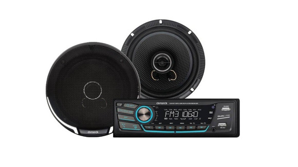 RADIO AIWA BT + PARLANTES 6.5" 16CM 2 VIAS 200W