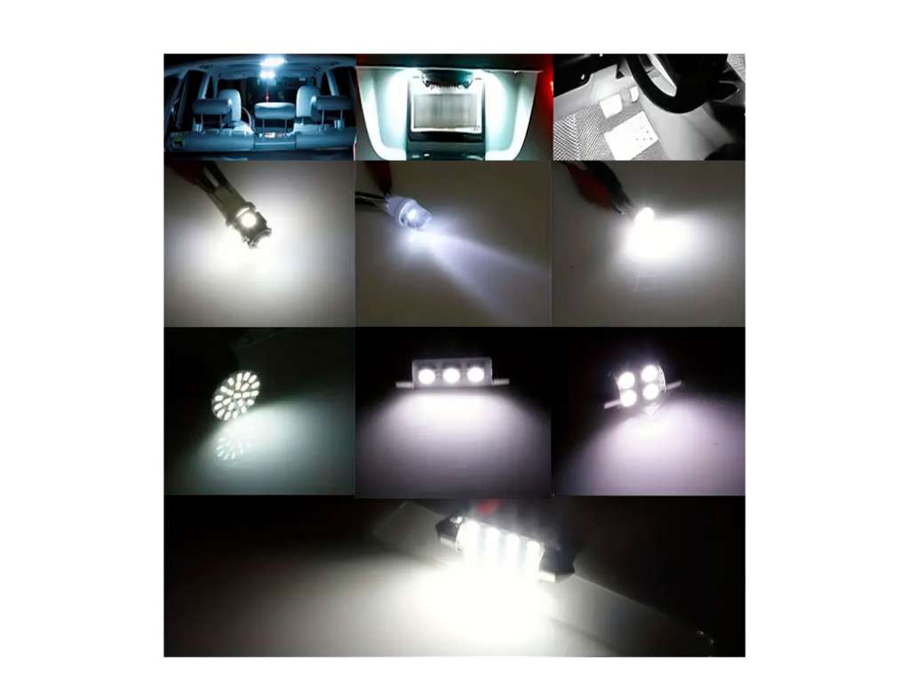 LAMPARA LED UNIV. C/IMPRESO/TUBULARES/21W. 1P BA15S 42 PIEZAS
