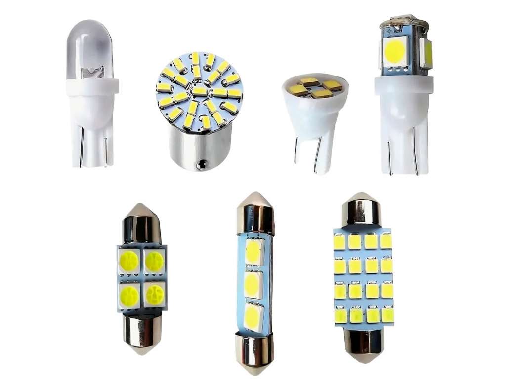 LAMPARA LED UNIV. C/IMPRESO/TUBULARES/21W. 1P BA15S 42 PIEZAS