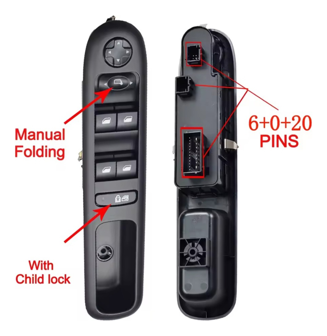 Comando Alzacristal Peugeot 3008 5008