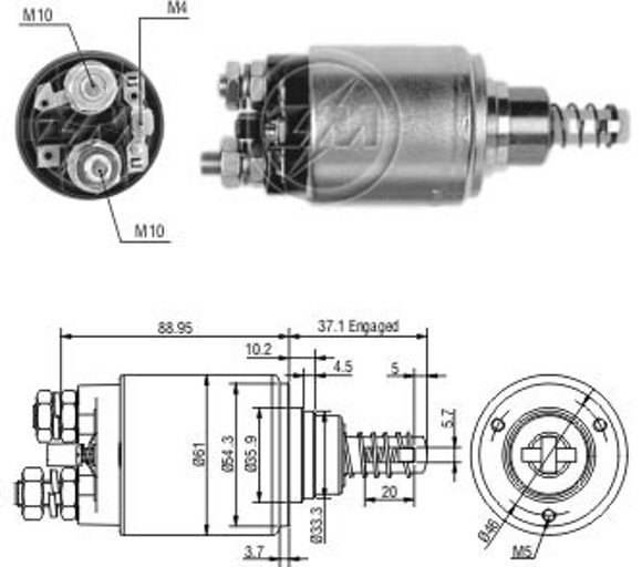 AUT ARRANQUE SCANIA 24V CAMIONES VW C/BOSCH