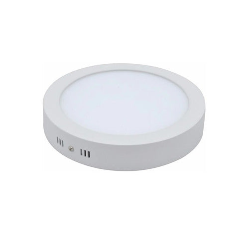 Plafón de luz LED blanco redondo externo