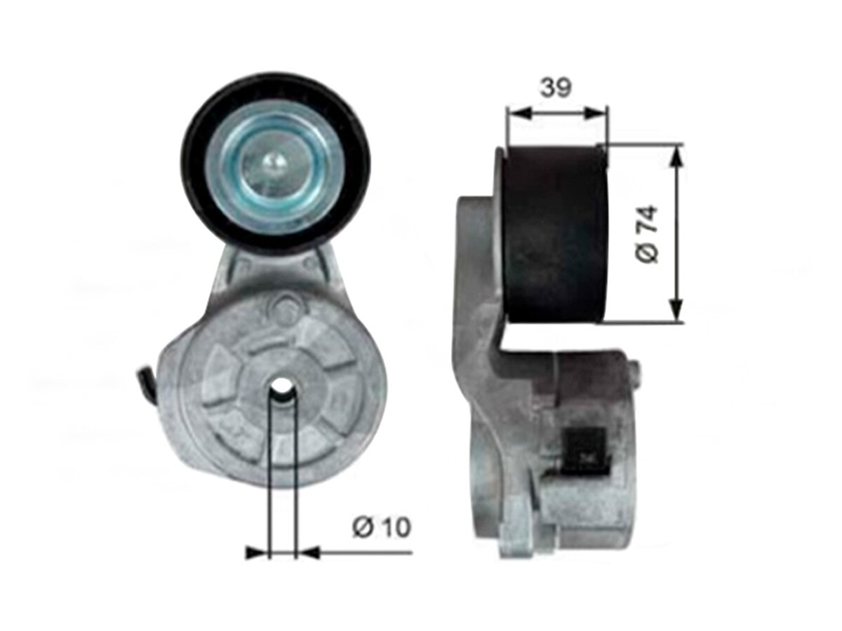 Tensor de correa de accesorios