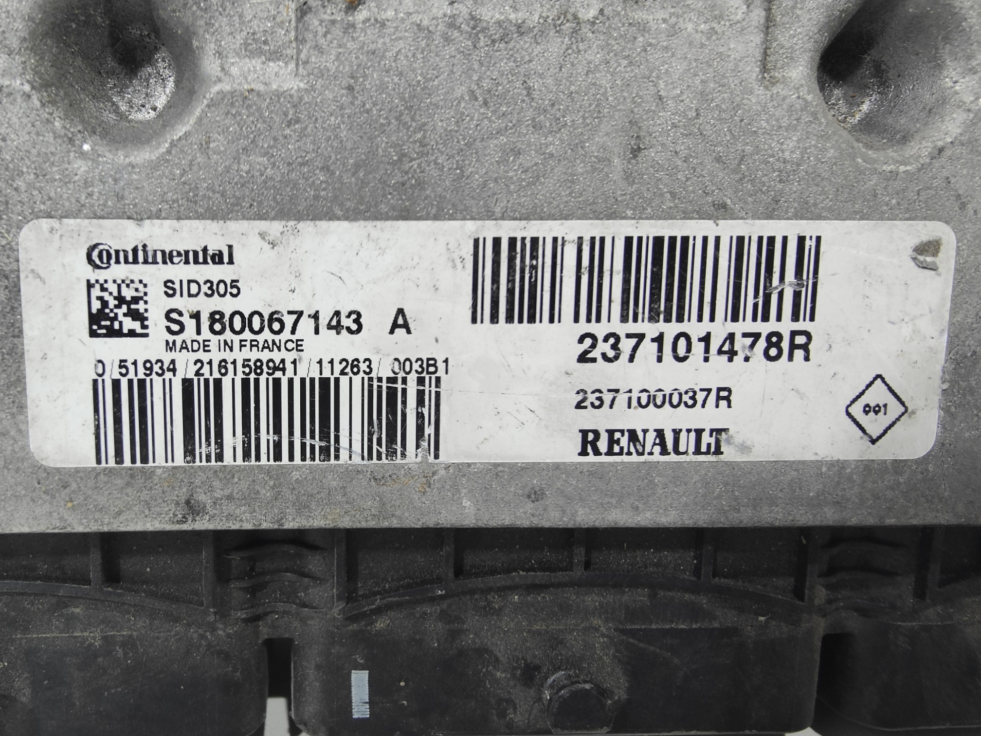 ECU de motor Renault Megane III 1.5 dci , Ref: 8337-K3B2