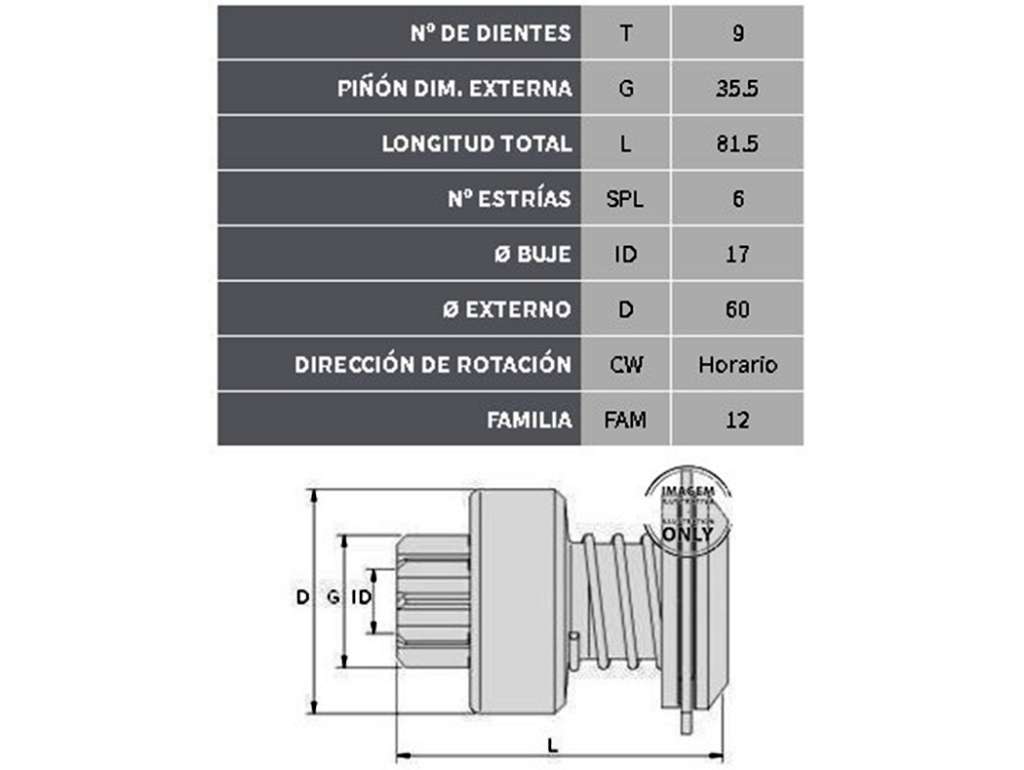 BENDIX MARELLI FI IVECO/OM 9D. 6E