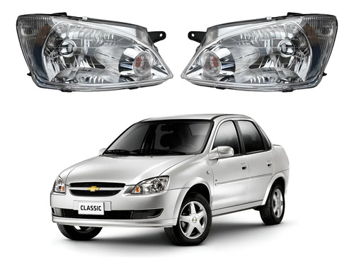 Kit Semiopticas Delanteras Chevrolet Corsa Classic 2010