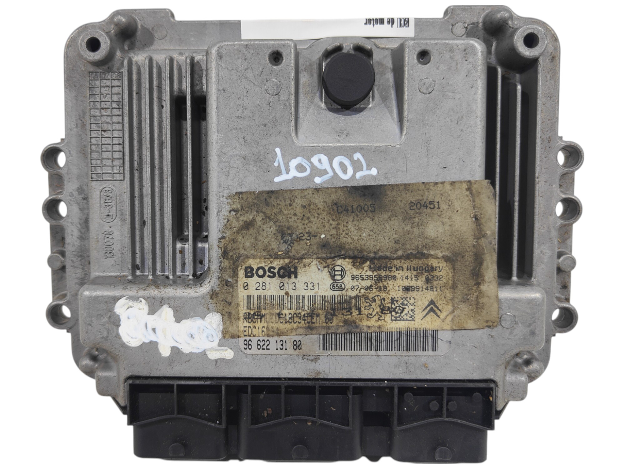 ECU de motor Peugeot Citroen 1.6 HDI 2007, Ref: 10902-K3B6
