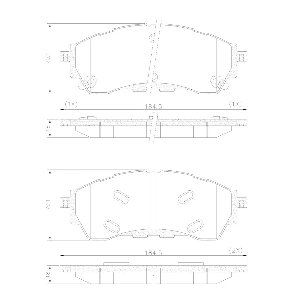 PASTILLAS DEL FORD RANGER 23 BREMSI