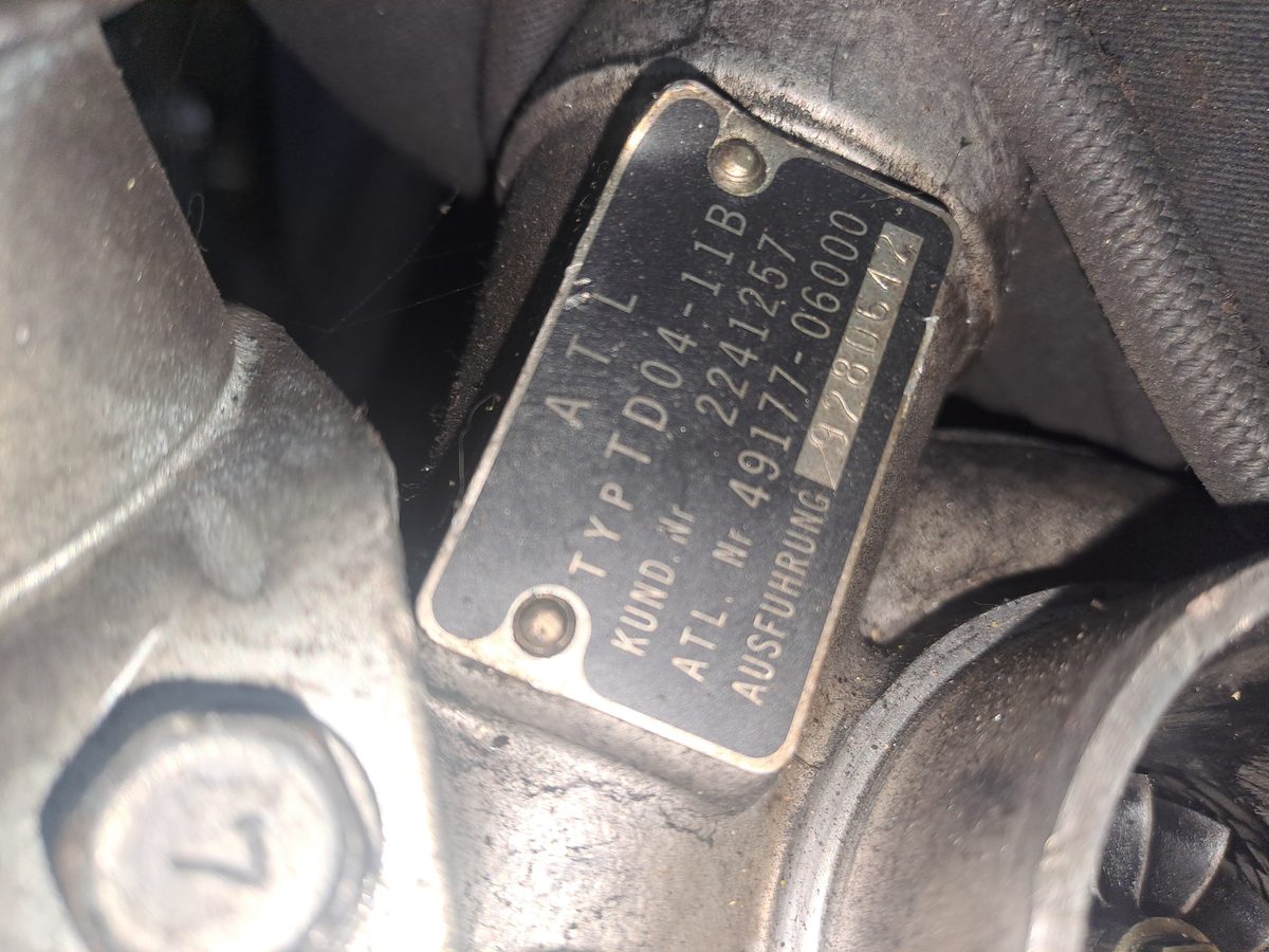 Turbocompresor BMW Serie 5 Berlina (E34) 1988-Actualidad 524td 2.4L 85kW 4917706000