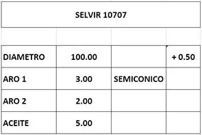AROS 100.0mm MITSUBISHI CANTER 0.50 (J)