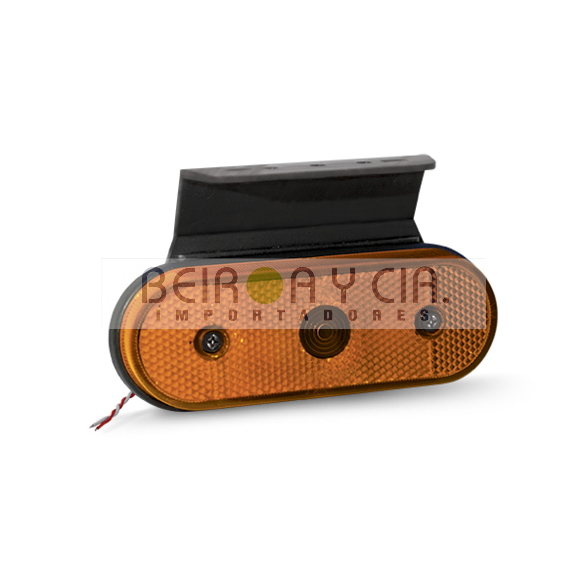 FAROL IMP. FACCHINI LATERAL OVAL LED 12/24V AMBAR