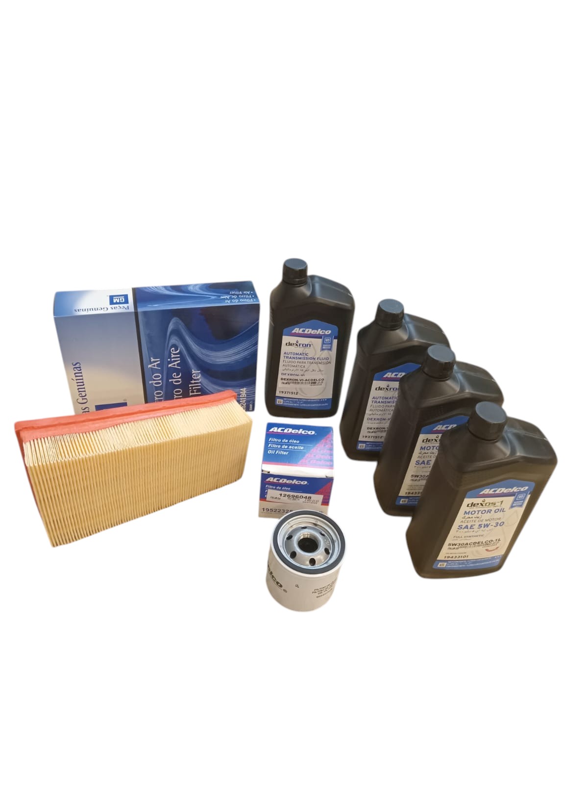 KIT LUBRICANTE Y FILTROS CHEVROLET ONIX 1.2 3C