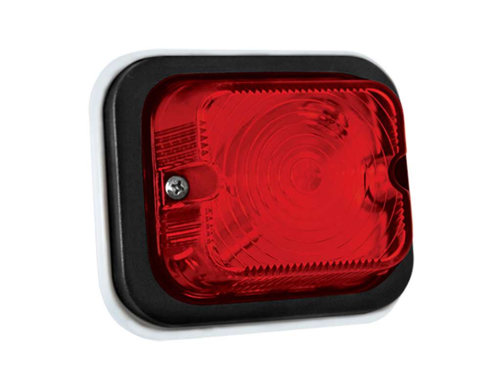 FARO LATERAL UNIV. CUADRADO ROJO
