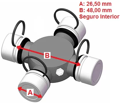 CRUCETA 26.50mm U960