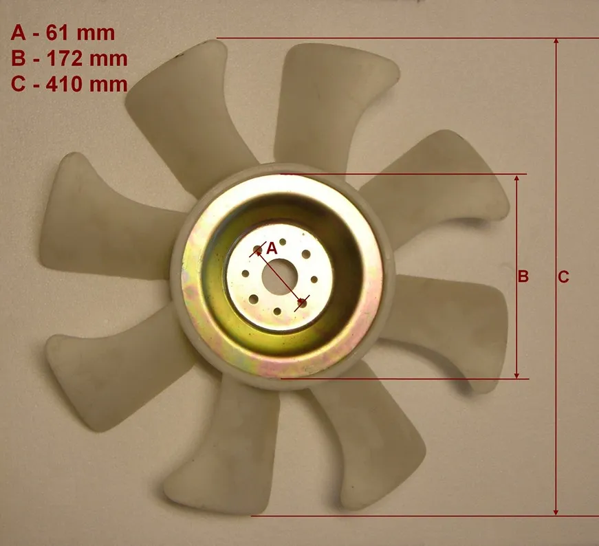 PALETA VENTILADOR NISSAN ED30-ED33