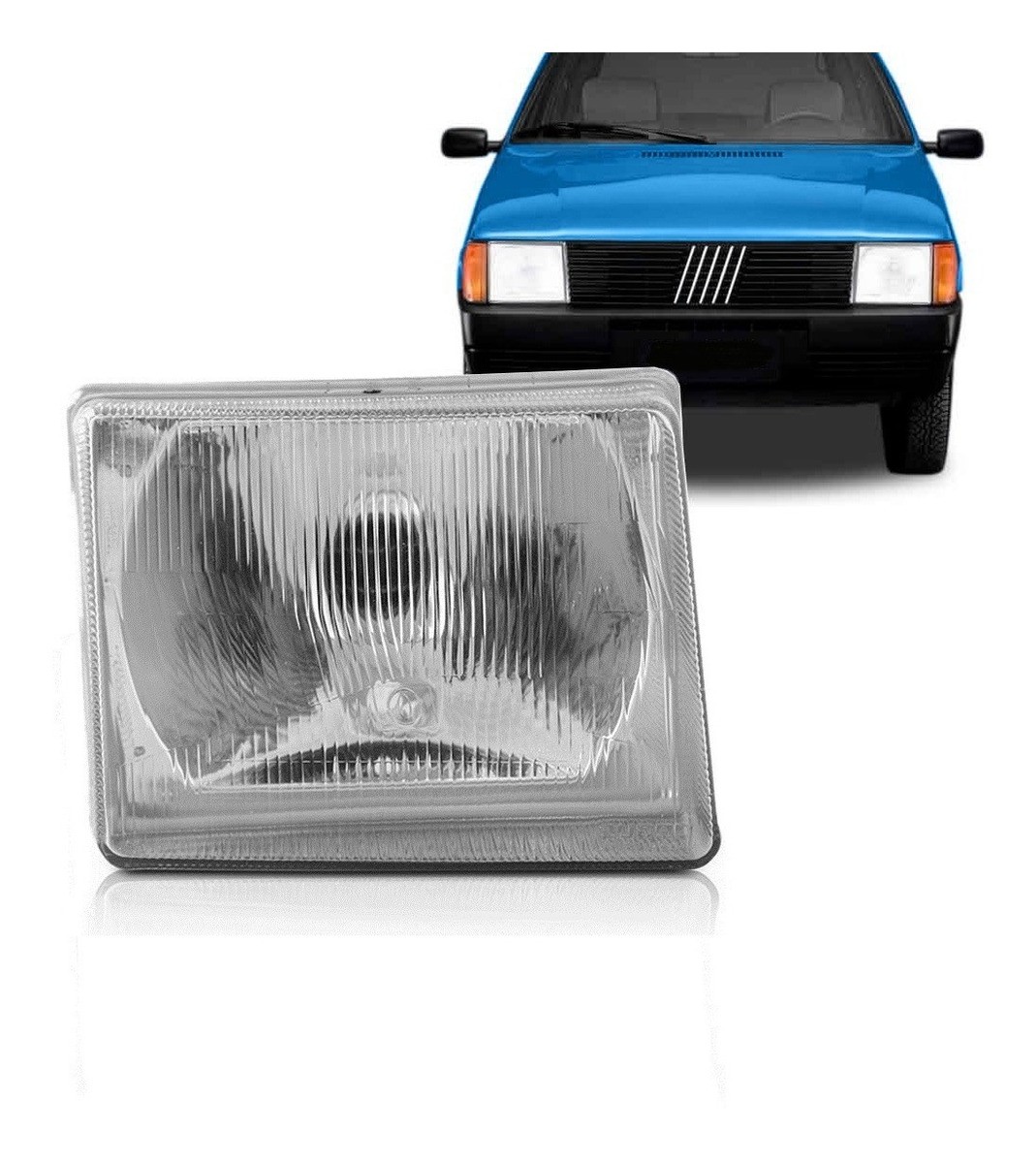 Semioptica Fiat Uno 1985 / 1990 Derecha