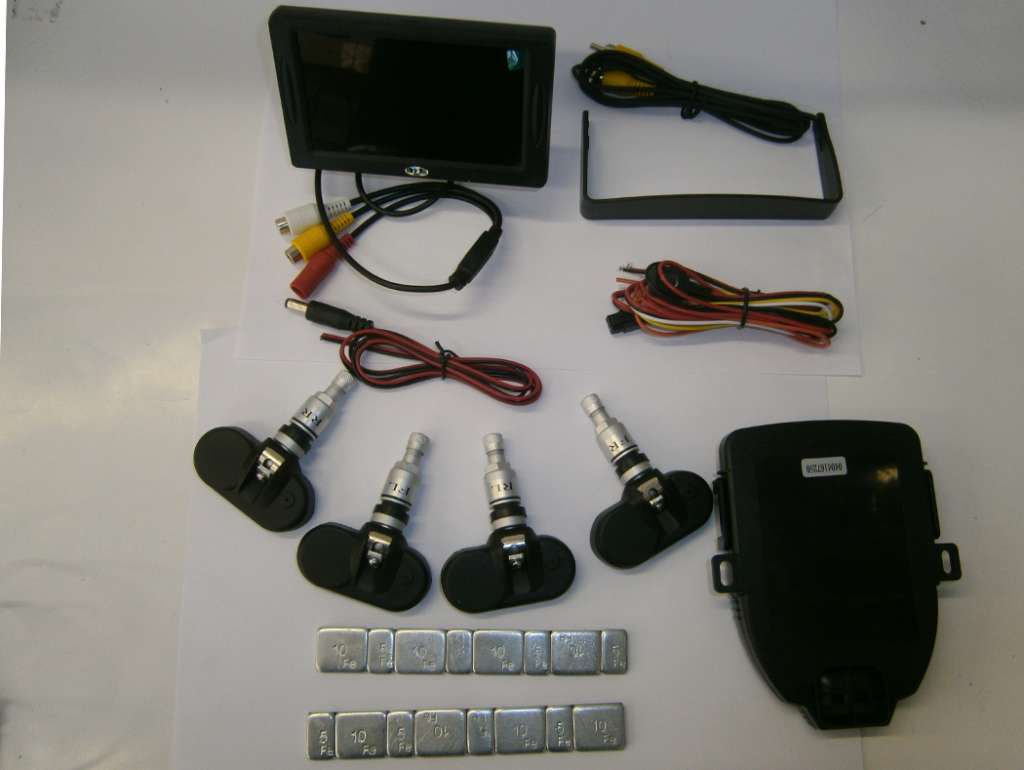 Sistema de Monitoreo de Presión de Neumáticos (TPMS) Universal con Pantalla