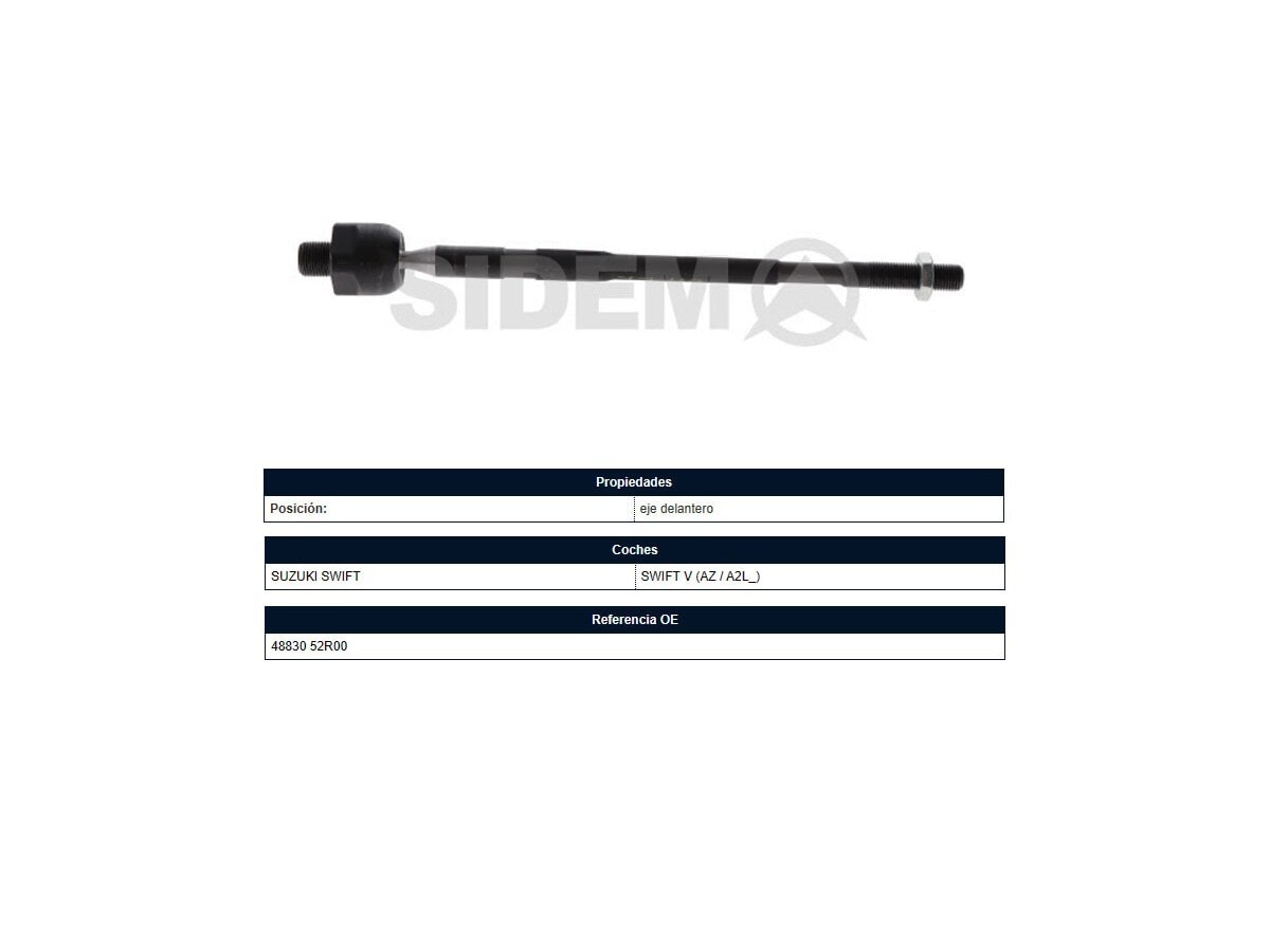 Mate Suzuki Swift Dzire/Swift 19-25 Der/Izq