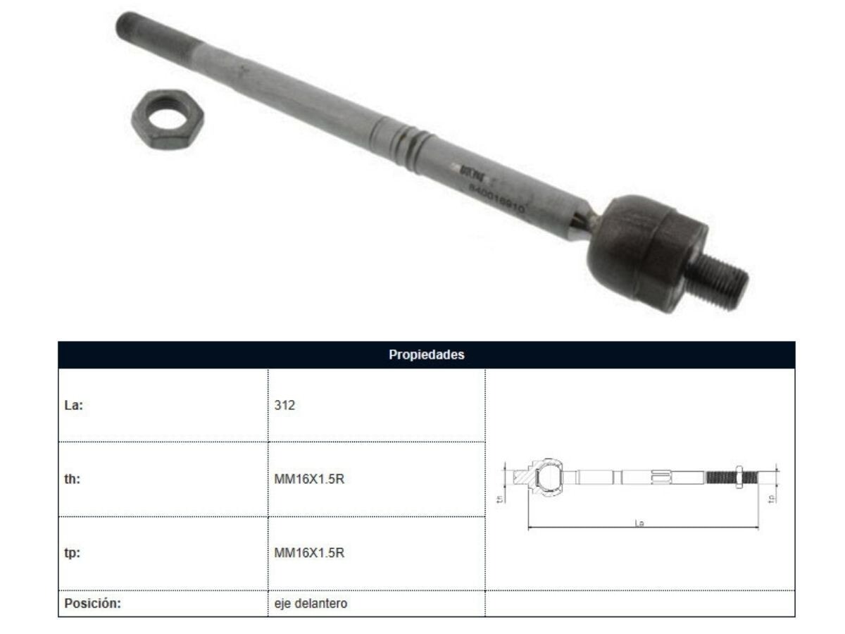 Mate Audi A3/Q3 Seat Leon Sc/Leon Cupra Sc Volks Vento/Golf/Tiguan 03-25 Der/Izq