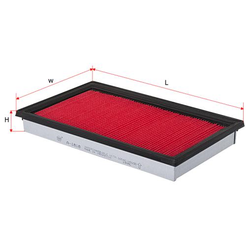FILTRO AIRE CHEVROLET MONZA MEGA 1.5D-SENTRA B13 1.7D  SAKURA 280X169X34MM  25043775