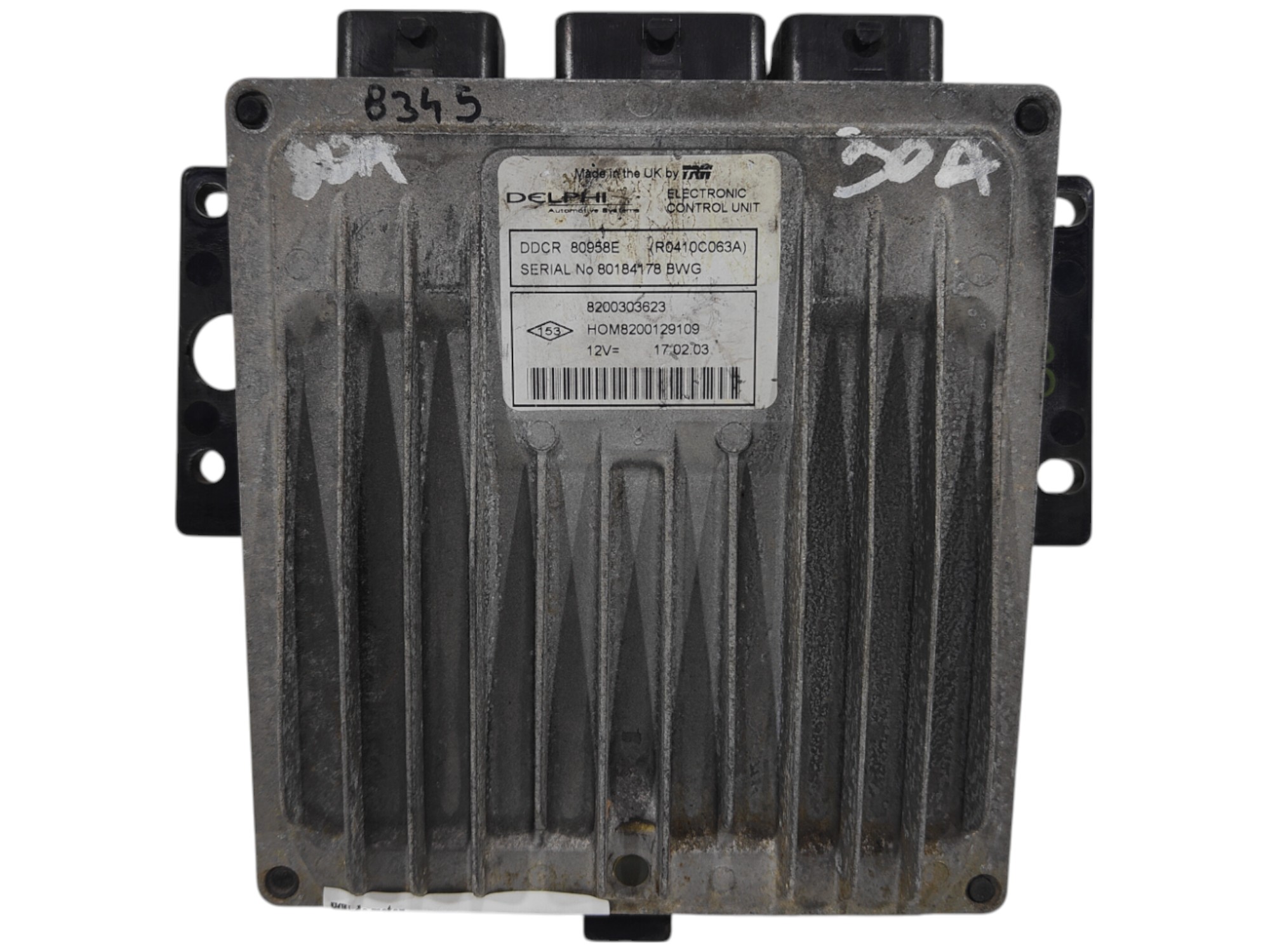 ECU de motor Renault CLIO KANGOO 1.5 DCI , Ref: 8345-K3A7