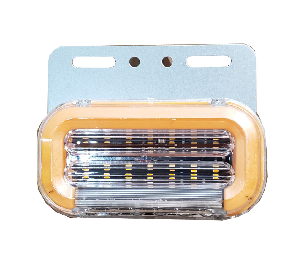 Faro lateral rectangular LED ámbar 24V