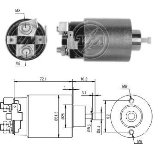 AUTOMATICO ARRANQUE CORSA 1.7D ZM P/ARRANQE UNIPOINT