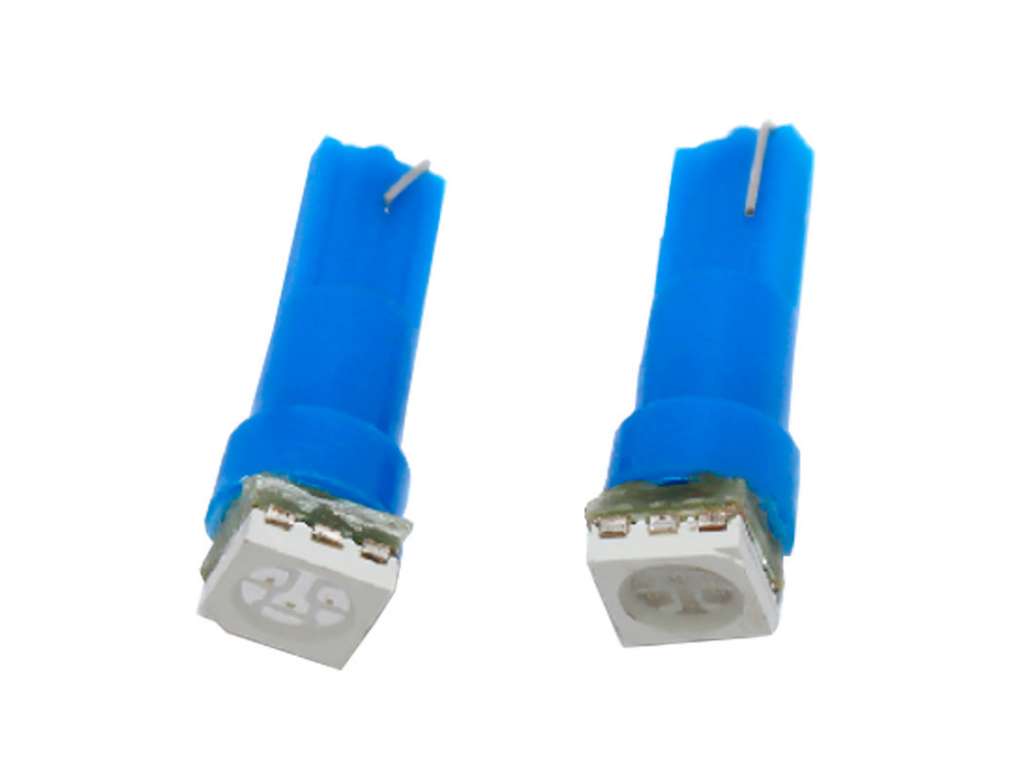 LAMPARA LED 12V 1.5W AZUL JGO