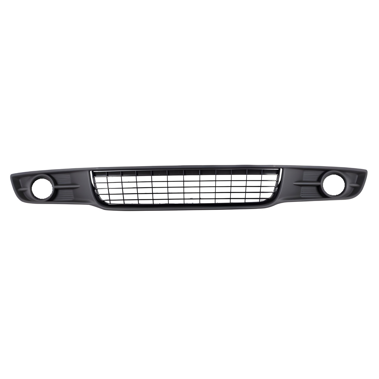 REJILLA CENTRAL PARAGOLPE DELT. C/AGUJERO GRIS C/MOLD. CROMADA