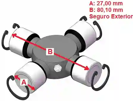 CRUCETA 27.00mm HYUNDAI H1-H100