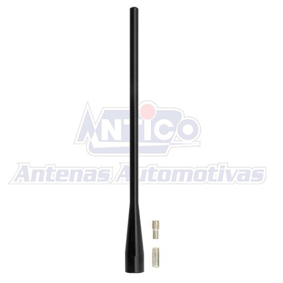 MASTIL DE ALUMINIO NEGRO PARA AUTO ROSCA 5/6MM