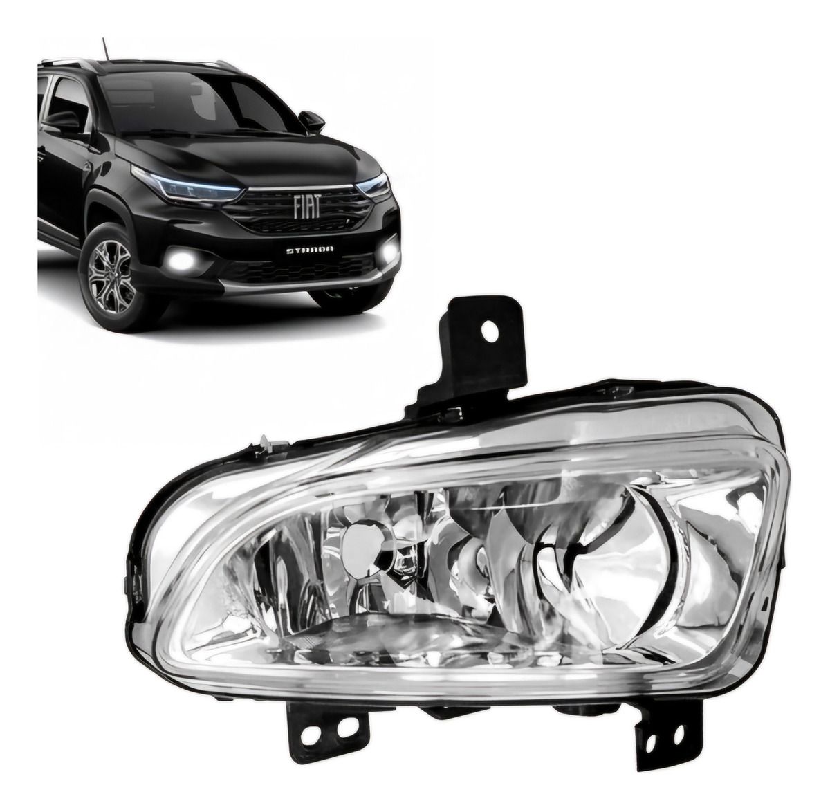 Faro Caminero Fiat Strada 2020 A 2024 Izquierdo