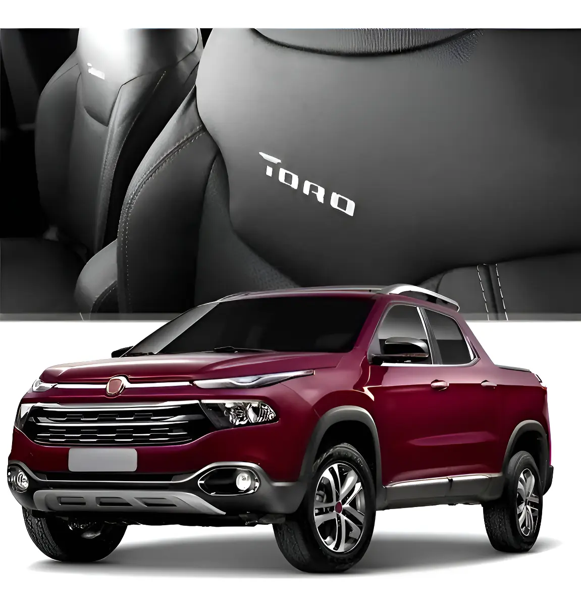 Fundas para asientos de coche Cuero vehículo Fiat Toro