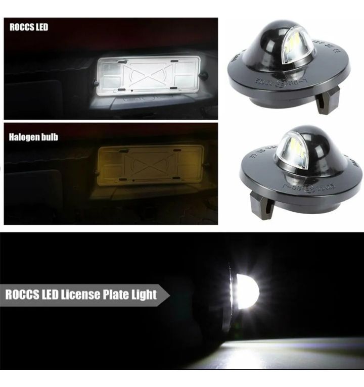 Faro Matrícula Ford Ranger F150 250 350 Led Juego